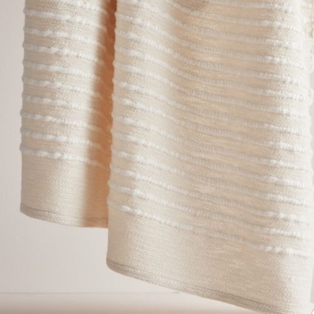Brand new, still wrapped West Elm Throw Blanket in Natural